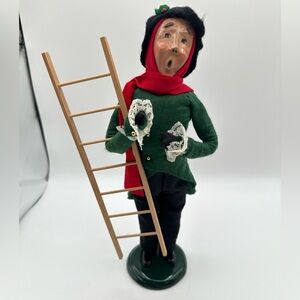 Byers Choice the Carolers with Ladder - created in 1993